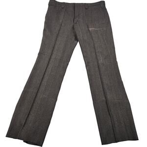 NWT Circle S Western Brown Pleated Ranch Unhemmed Pants Men's‎ Size 44